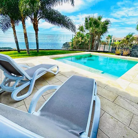 فيلة Luxury Oceanview De Nava With Heated Private Pool سان ميغيل ذي أبونا
